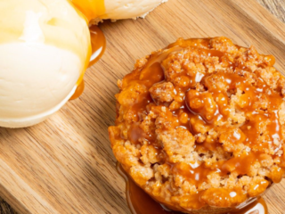 Apple Crumb Sundae