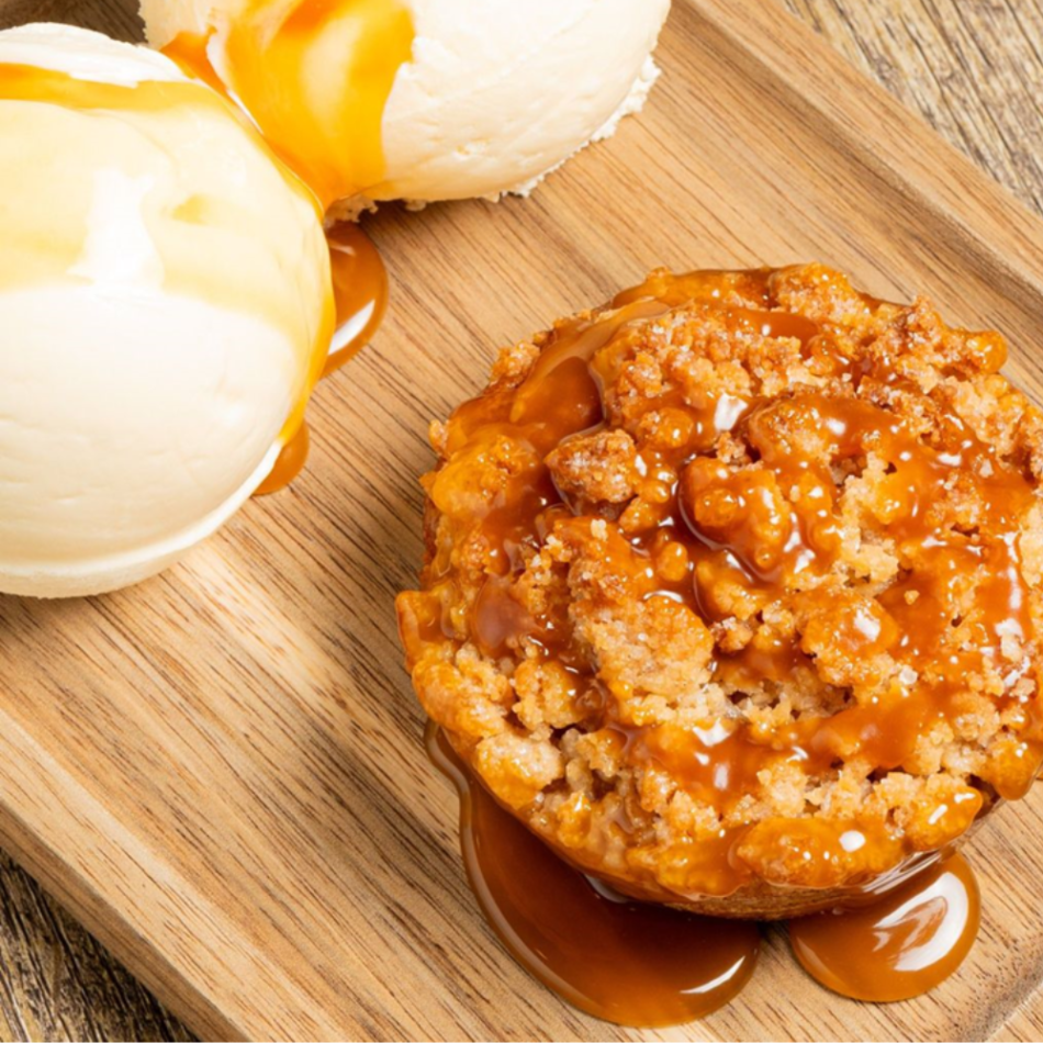Apple Crumb Sundae