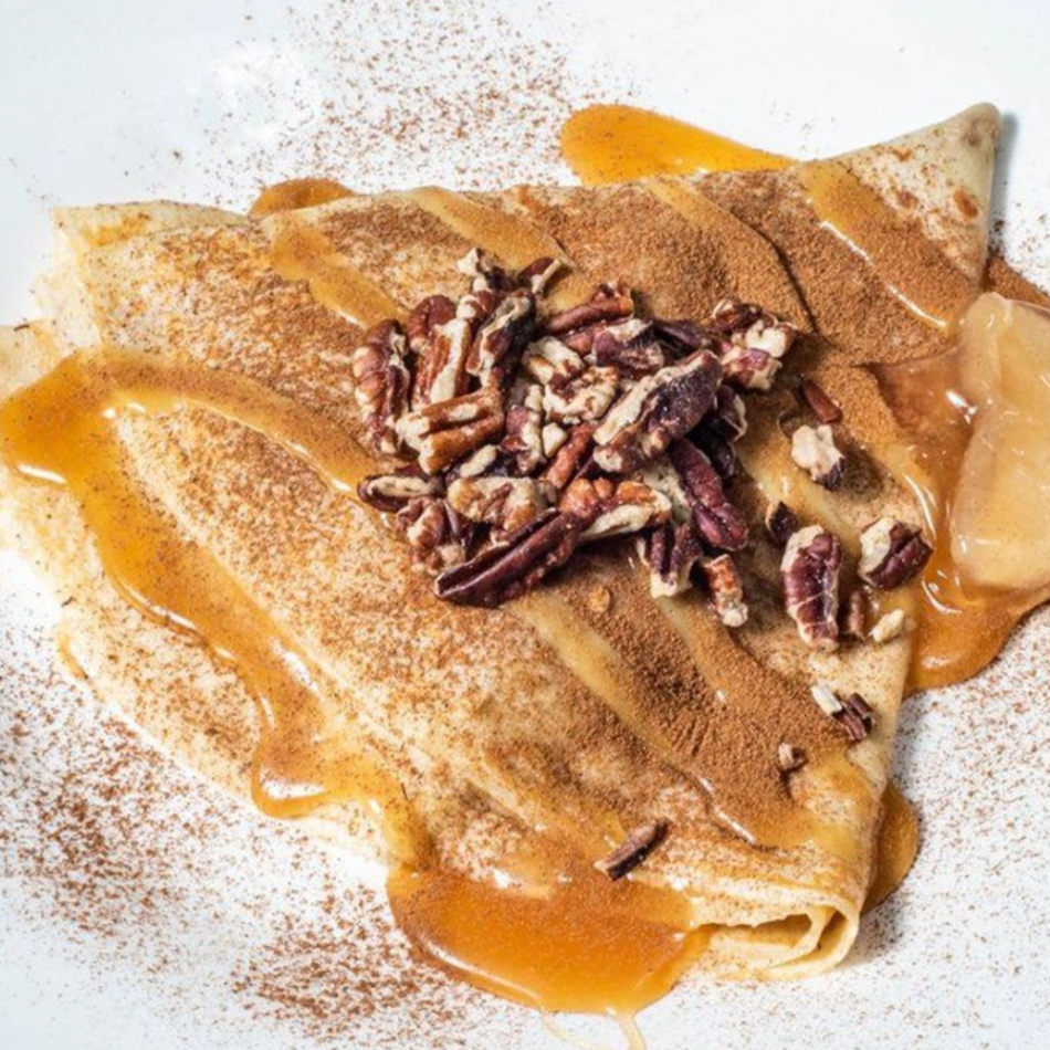 Apple Pecan Pie Crepe