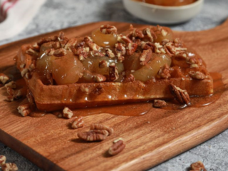 Apple Pecan Pie Waffle