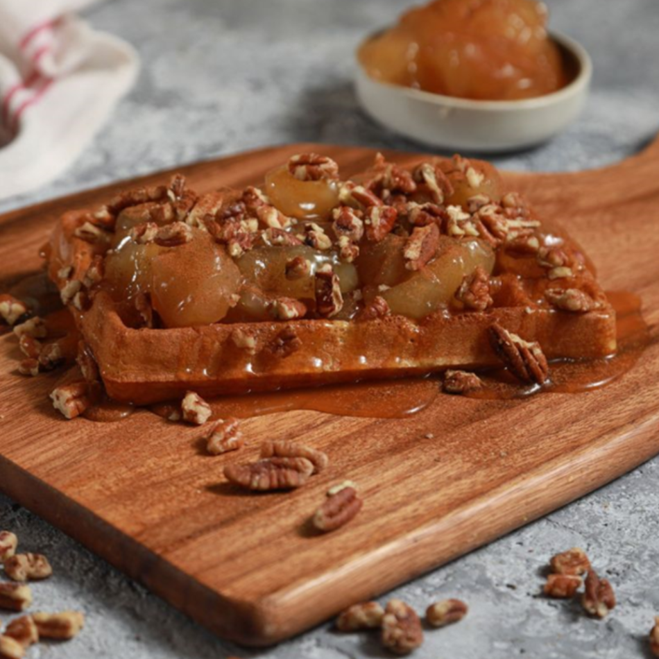 Apple Pecan Pie Waffle