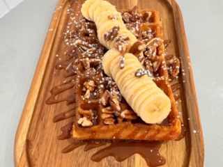 Banana Foster Waffle