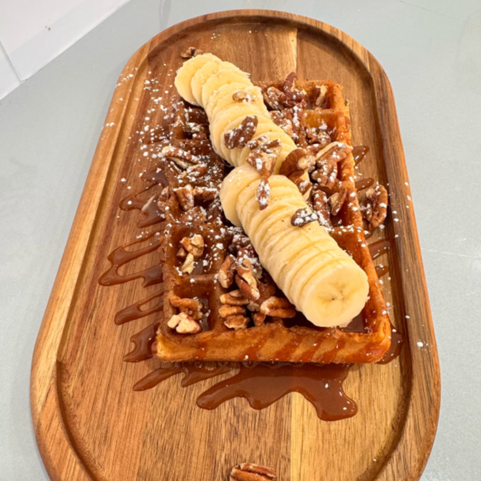 Banana Foster Waffle