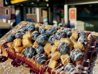 Blueberry Cheesecake Waffle