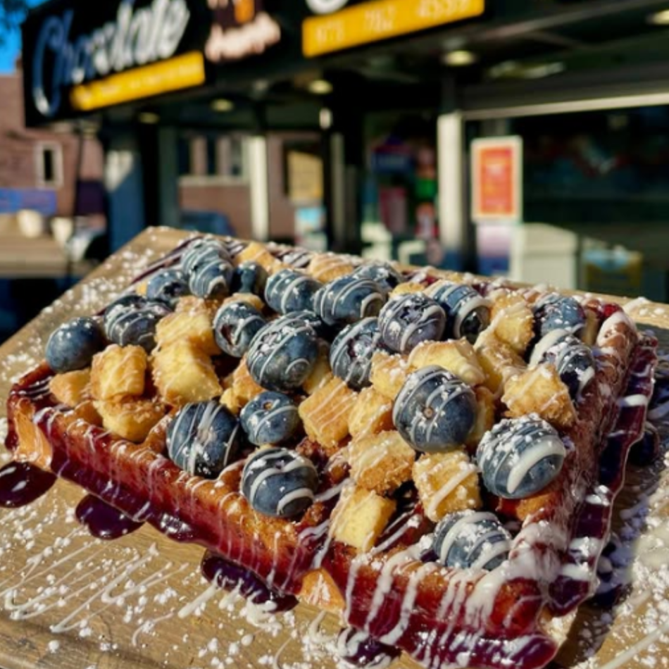 Blueberry Cheesecake Waffle