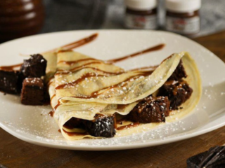 Brownie Fudge Crepe