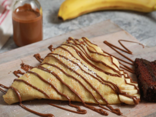 Chocolate Layer Cake Crepe