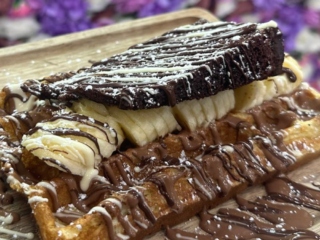 Chocolate Layer Cake Waffle