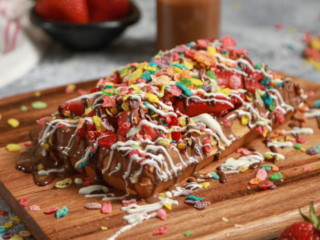 Fruity Pebbles Waffle