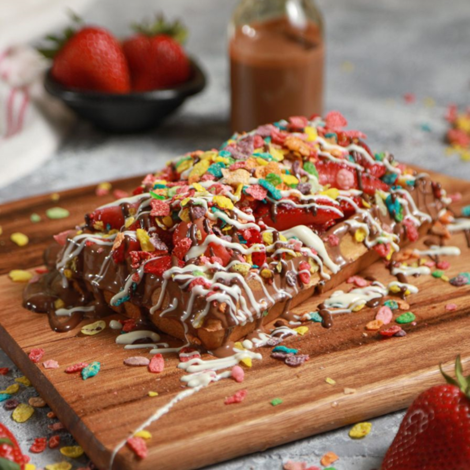 Fruity Pebbles Waffle