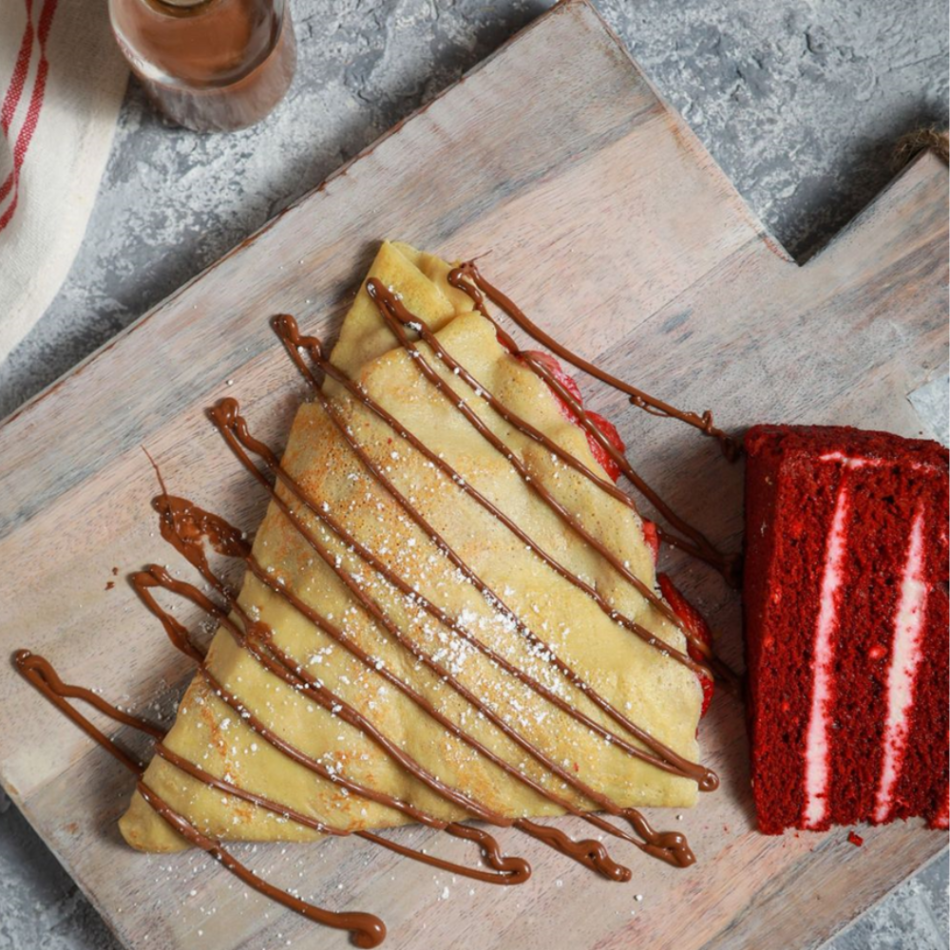 Red Velvet Crepe