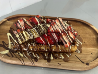 Strawberry Banana Waffle