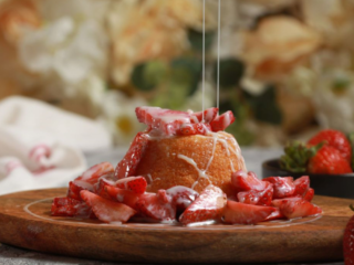 Strawberry Butter Cake