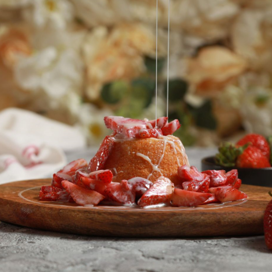 Strawberry Butter Cake