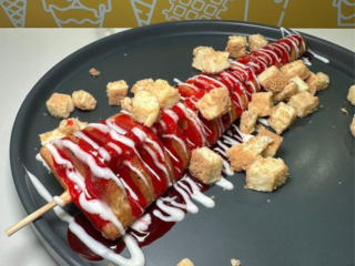 Strawberry Cheesecake Waffle Stick