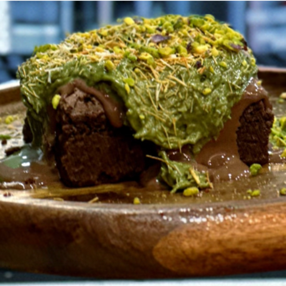 Dubai Brownie Sundae
